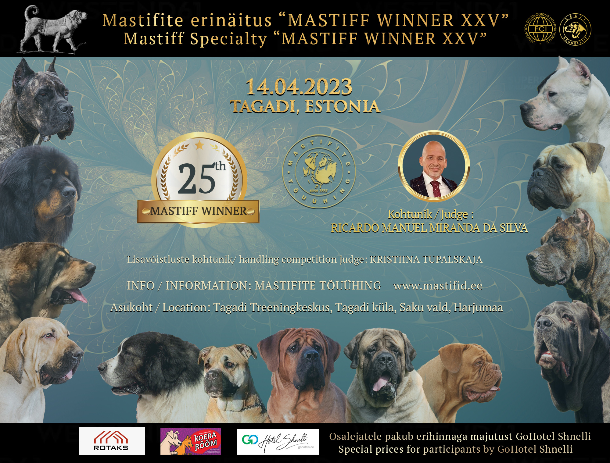 MASTIFF WINNER 25 ! !